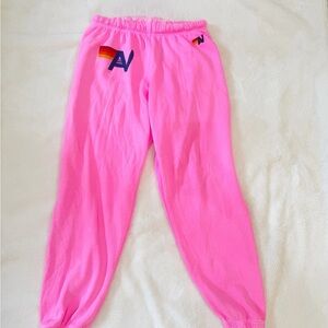 Aviator Nation Pink Sweatpants